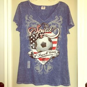 Rhinestone Soccer Shirt